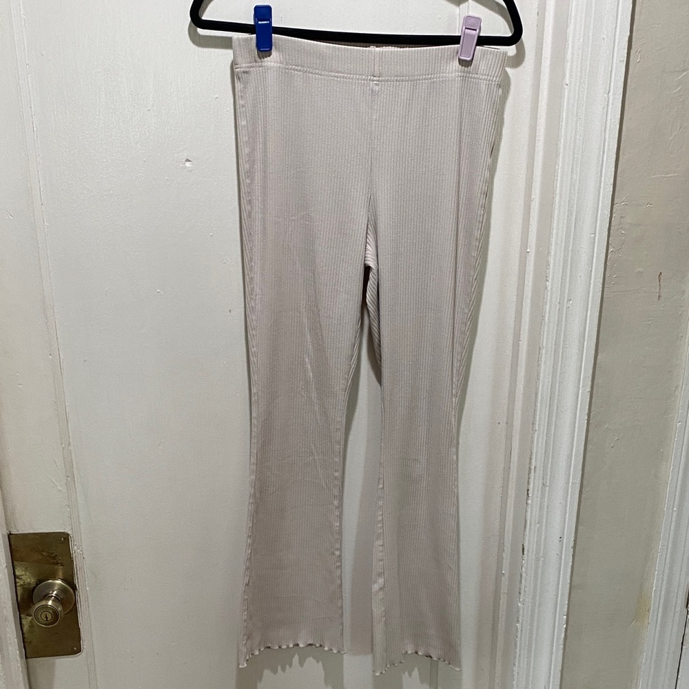 Wild Fable Light Beige Flare Pants